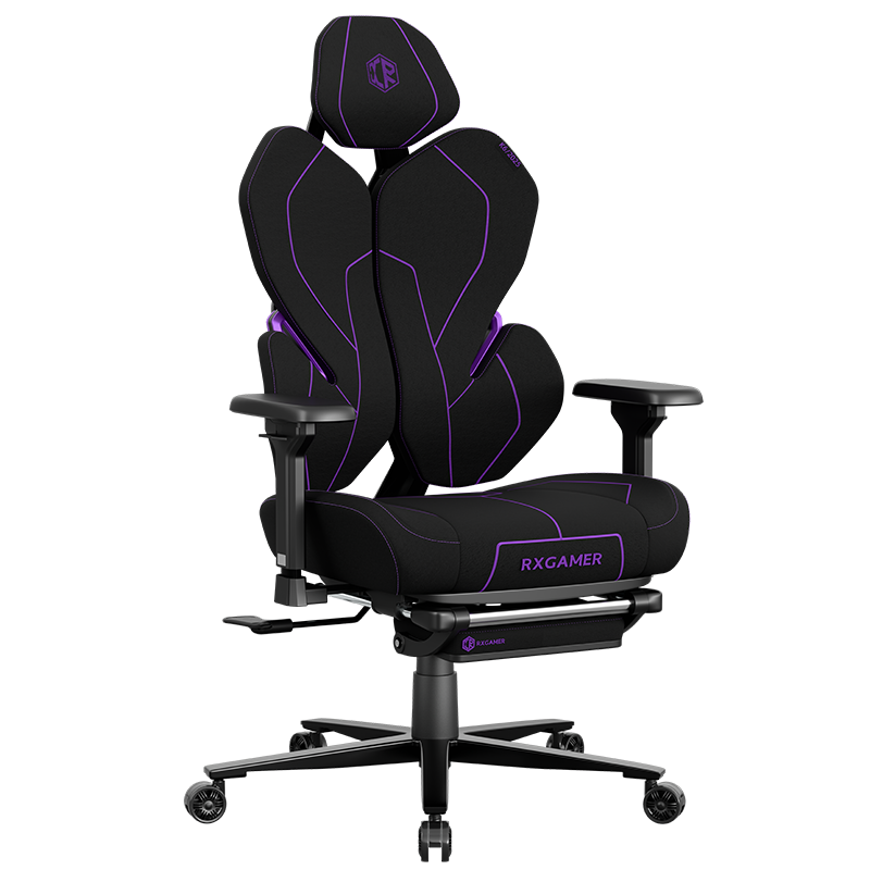Rxgamer RX-K6-6301 Эргономичный дизайн с удобным игровым креслом для ног