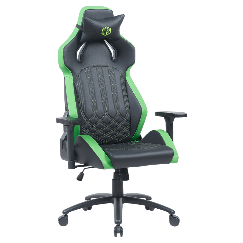 RXGAMER RX-2219 Офисное игровое кресло с 2D регулируемыми подлокотниками из полиуретана на колесах