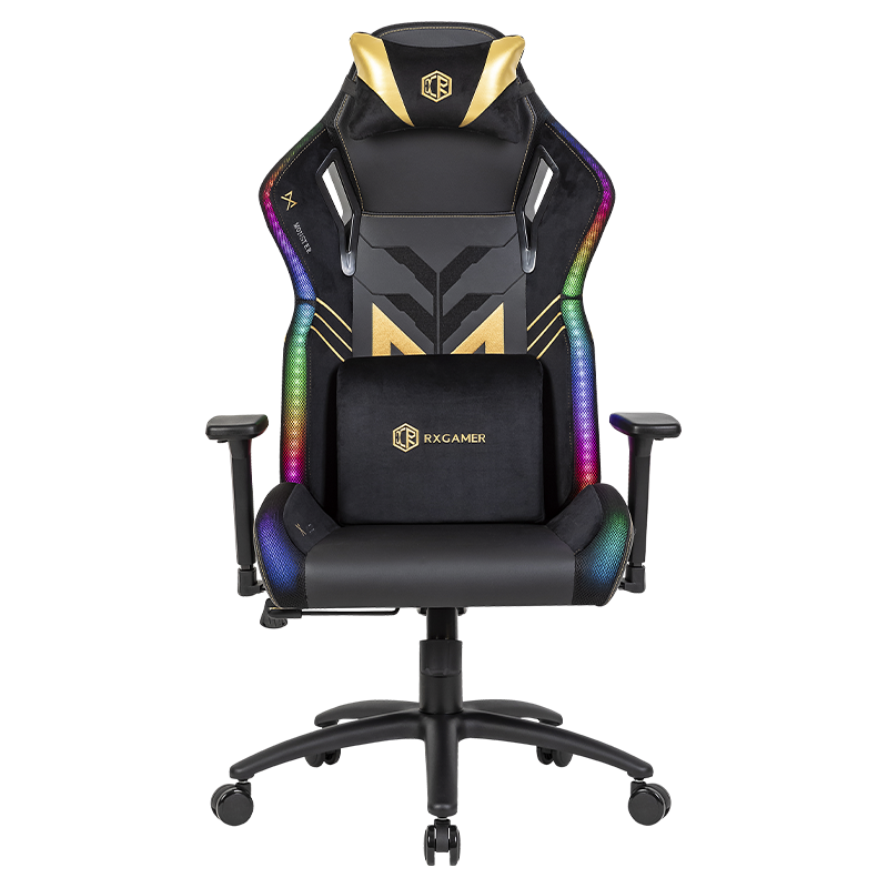 RXGAMER RX-2084 Little Monster 3D Регулируемое игровое кресло со светодиодной полосой