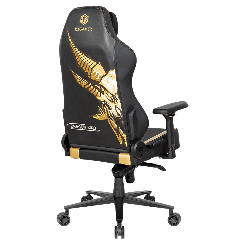 RXGAMER RX-2061 Игровое кресло с магнитной подголовником и вышивкой дракона
