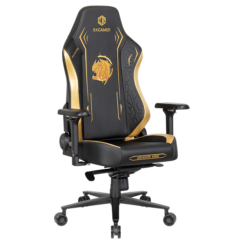 RXGAMER RX-2061 Игровое кресло с магнитной подголовником и вышивкой дракона