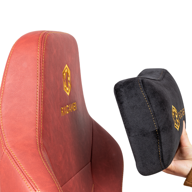 RXGAMER RX-2069 Регулируемое игровое кресло с красным магнитным подголовником