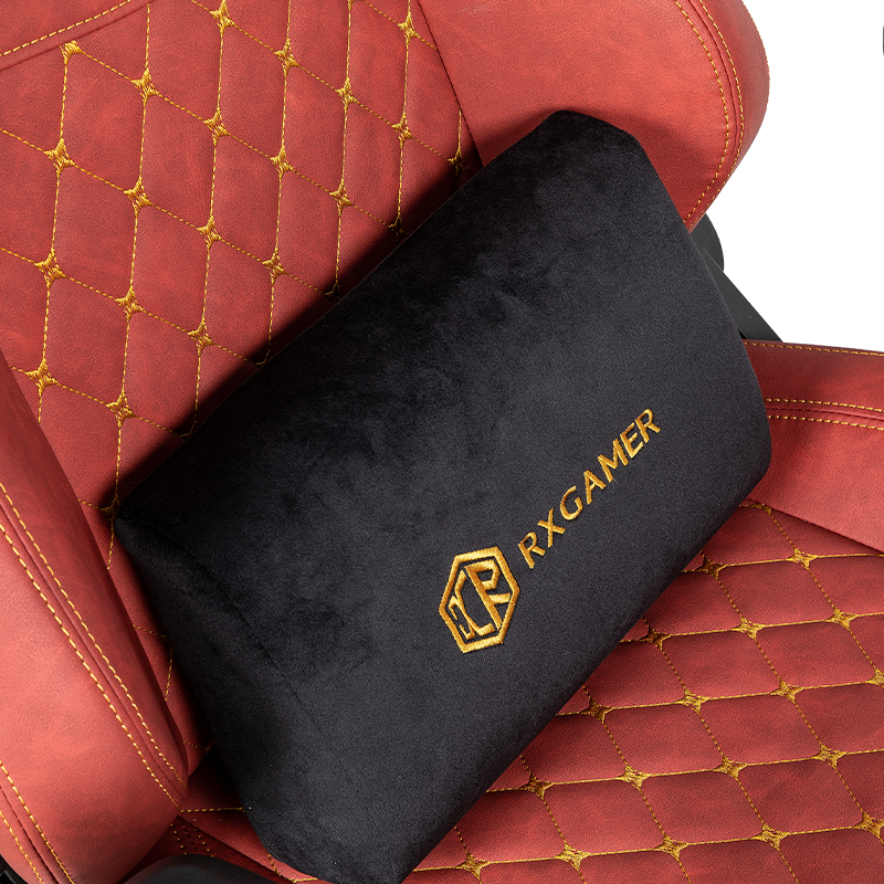 RXGAMER RX-2069 Регулируемое игровое кресло с красным магнитным подголовником